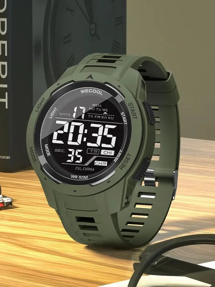 WECOOL Brand Sport Digital 50M - Tide Watch Surf reseña y precio