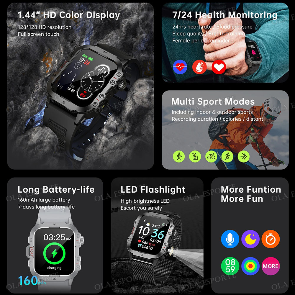 Smartwatch Men Women Wristwatc - Smartwatch Watches Birthday Gift For Men reseña y precio