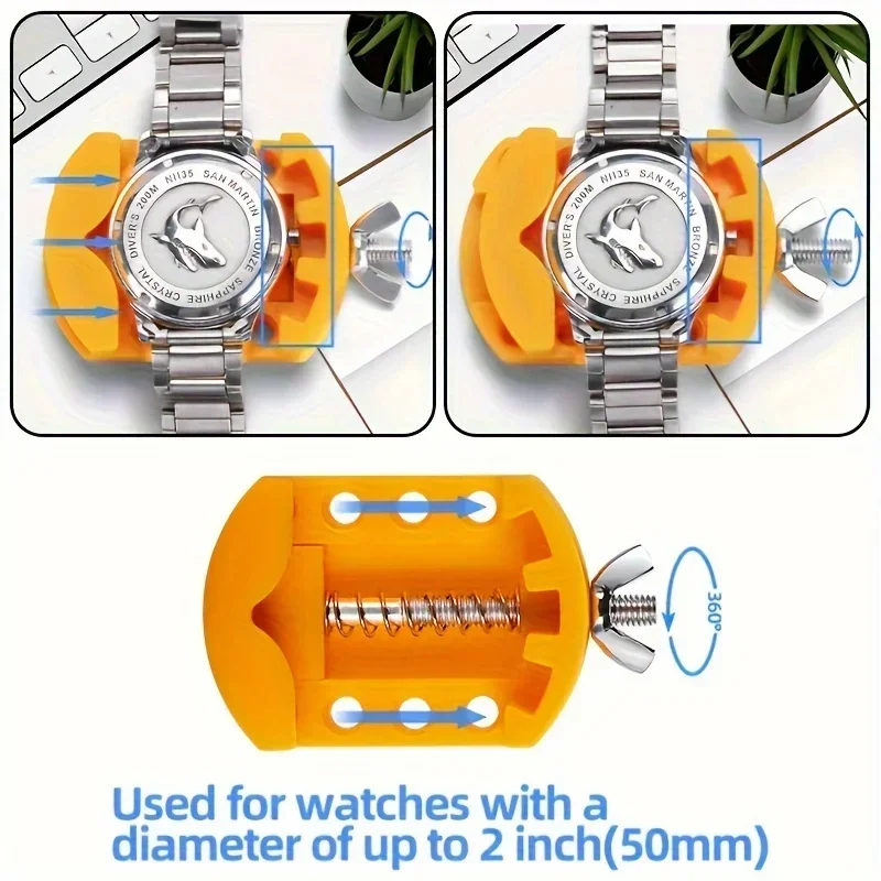 3 in 1 Repair Tool Set Watch B - Case Back Opener reseña y precio