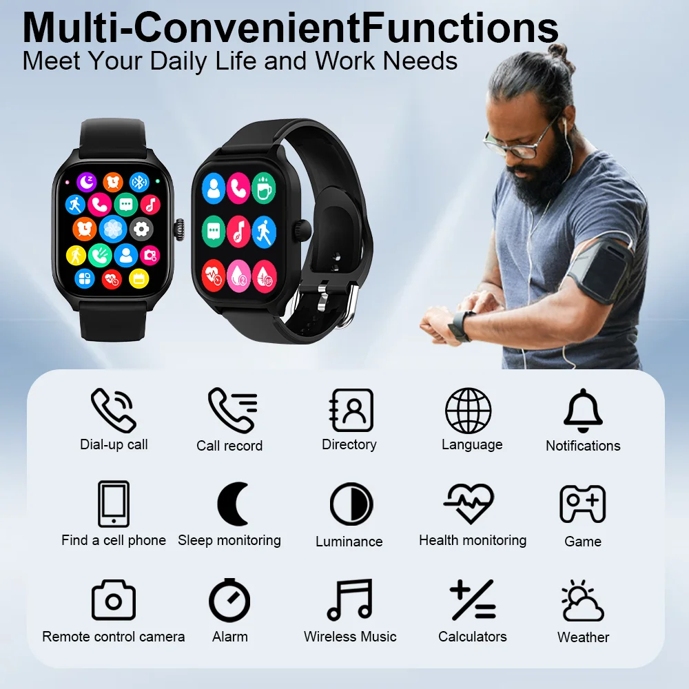 Smart Watch 2026 Men Women Ful - Watch Smart Y68 reseña y precio