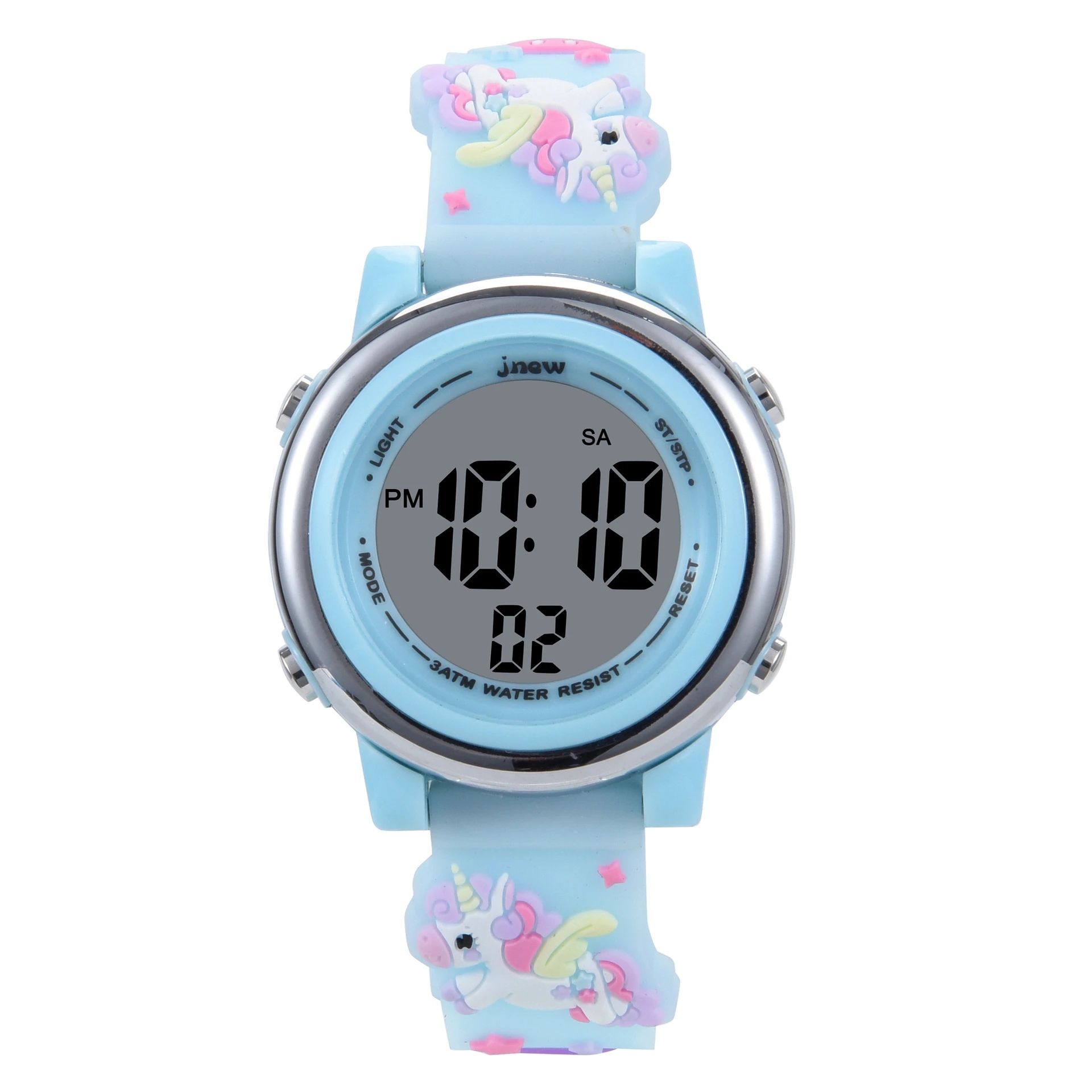 Children's Cartoon LED Electro - Smartwatch Pink Watches For Kids reseña y precio