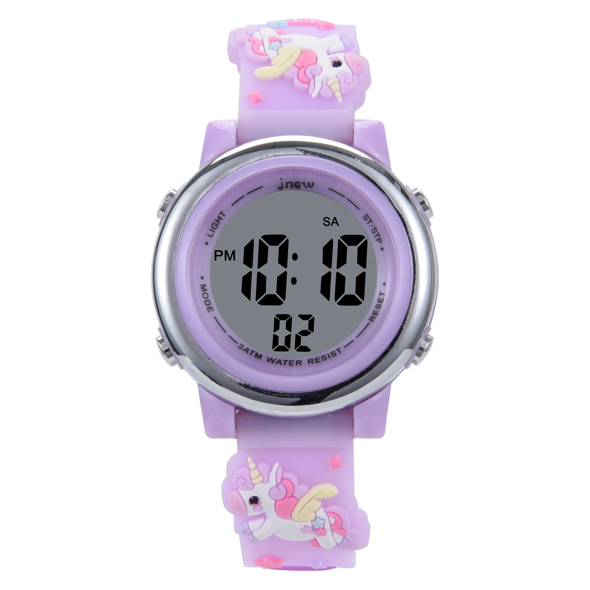 Children's Cartoon LED Electro - Smartwatch Pink Watches For Kids reseña y precio