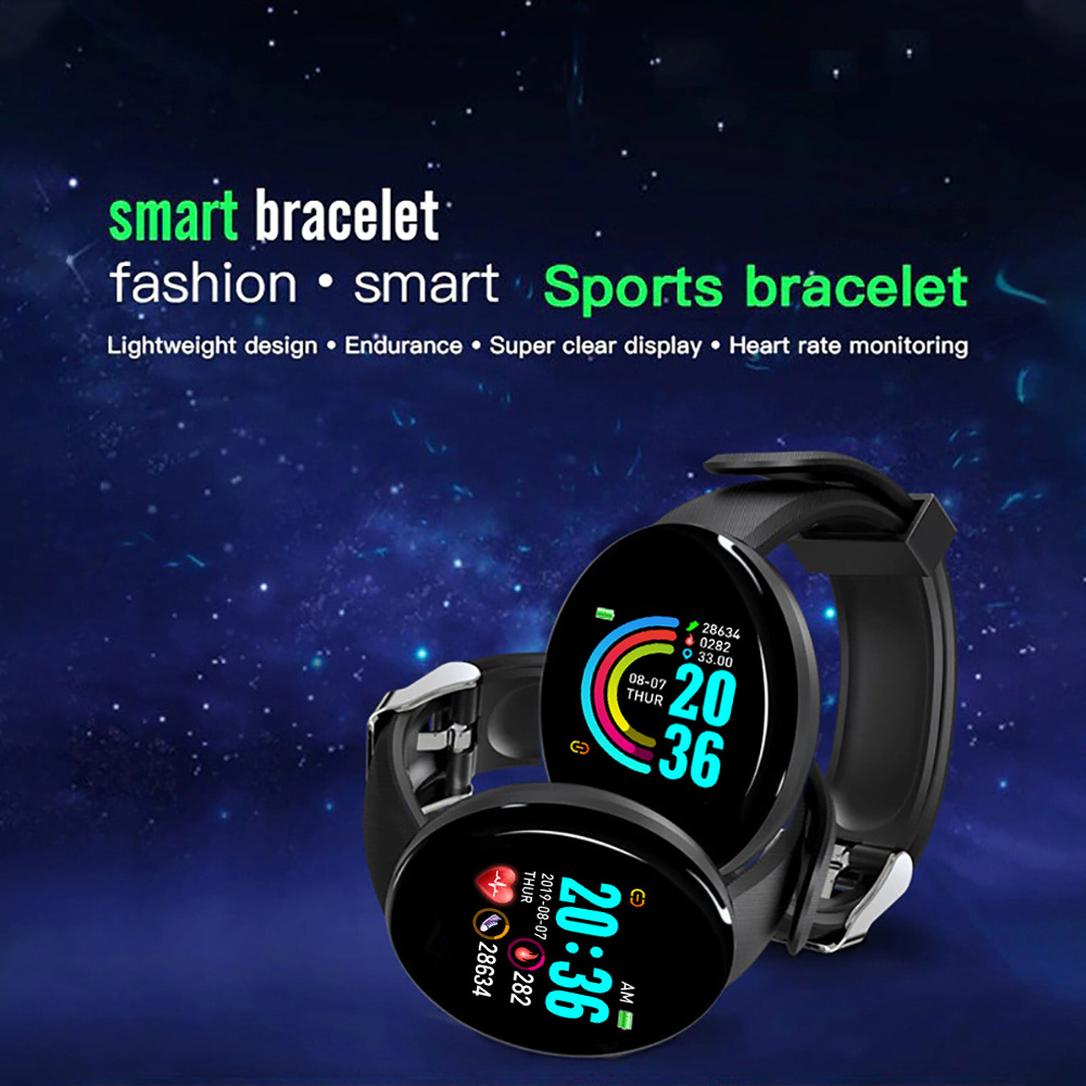 D18 Smart Watch Heart Rate Mon - Watch Smart Y68 reseña y precio