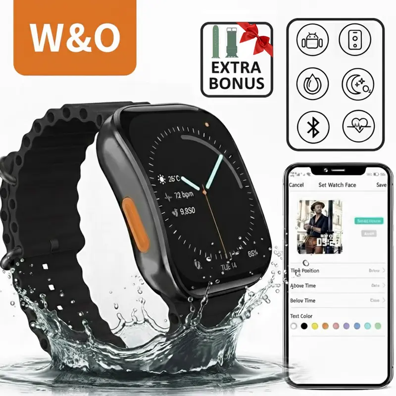 Smart Watch For Women Men, 1.8 - Smartwatch Watches Birthday Gift For Men reseña y precio