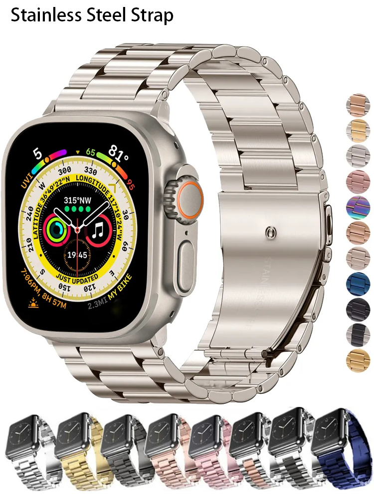 Metal strap For Apple watch Ul - Smartwatch Apple Watches For Men reseña y precio