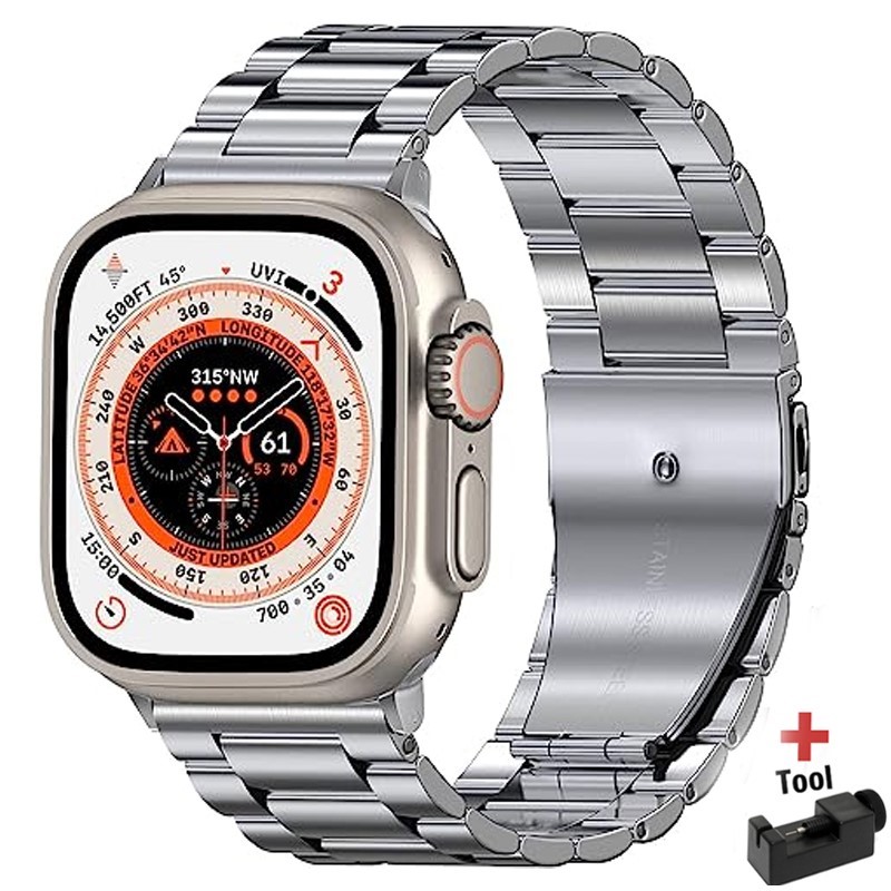 Metal strap For Apple watch Ul - Smartwatch Apple Watches For Men reseña y precio