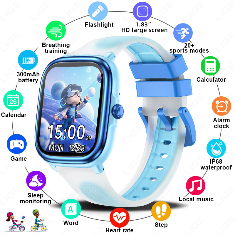 LIGE Kids Girls Boys Present S - French Connection Watches Smartwatch App reseña y precio