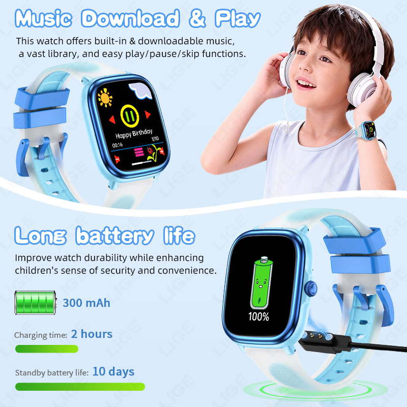 LIGE Kids Girls Boys Present S - French Connection Watches Smartwatch App reseña y precio