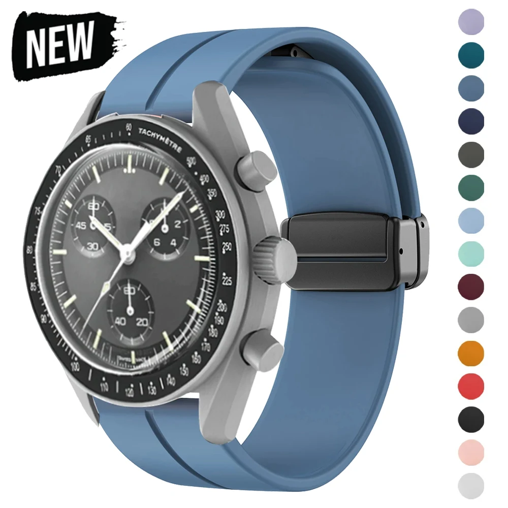 Silicone Strap For Omega X Swa - Watches Omega reseña y precio