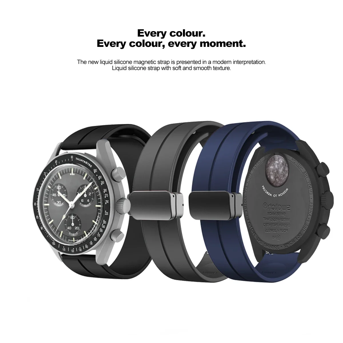 Silicone Strap For Omega X Swa - Watches Omega reseña y precio