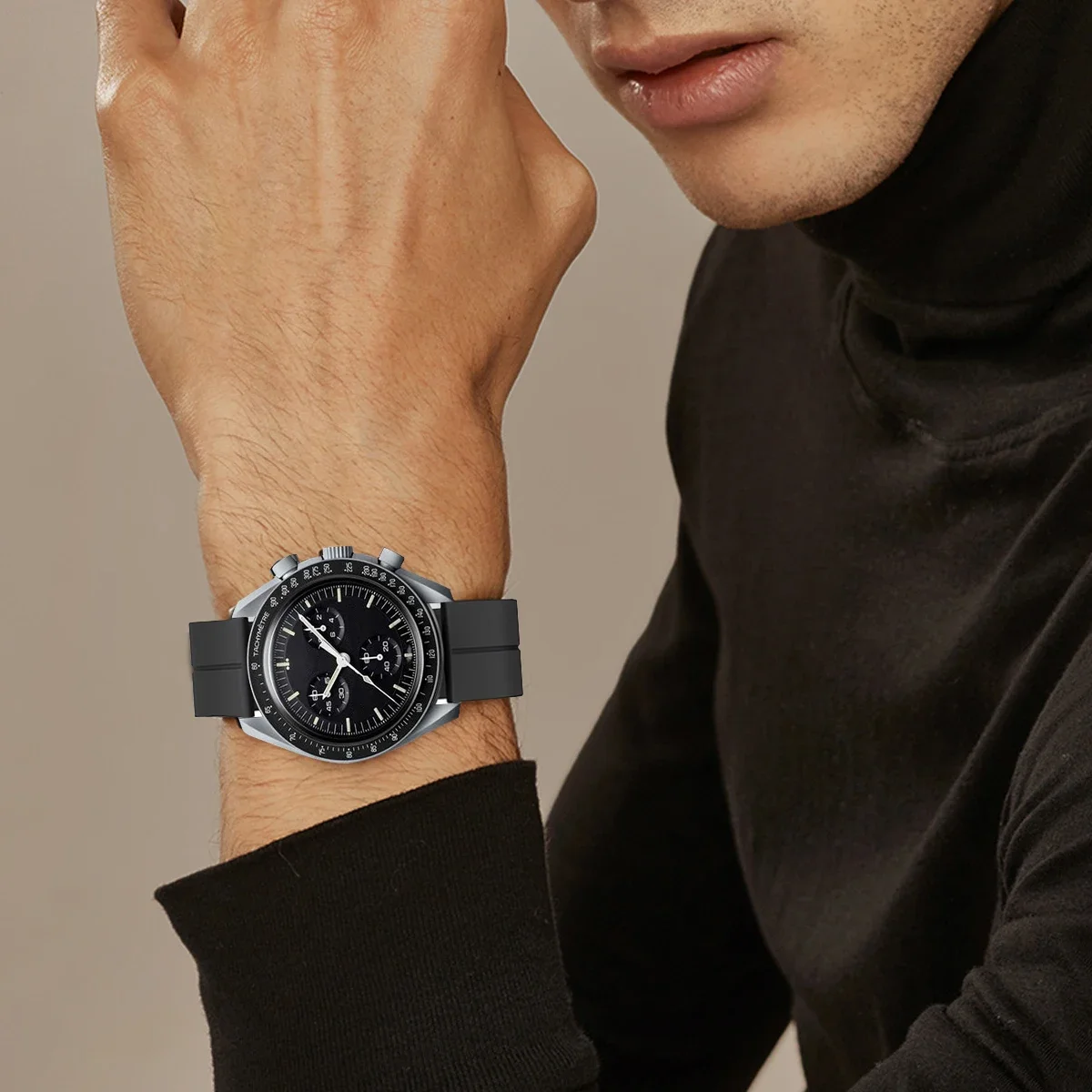 Silicone Strap For Omega X Swa - Watches Omega reseña y precio
